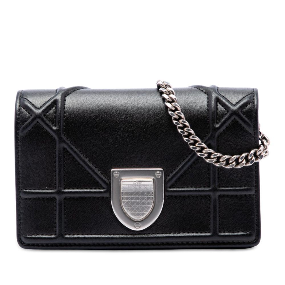 Pre-Loved Dior Baby Lambskin Diorama Flap